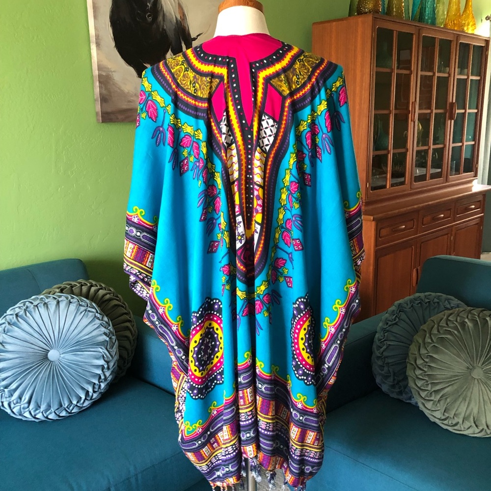 Ethnic print cover up - Picture 3 of 5